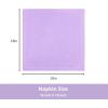 PurpleEssences Set of 6 Hemstitch Cloth Dinner Napkins 100% Cotton – Soft Durable Washable – Ideal for Wedding Spring Easter Summer – Perfect Everyday Use Table Linen 18×18 – Apple Green(Lavender)