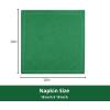 PurpleEssences Set of 6 Hemstitch Cloth Dinner Napkins 100% Cotton – Soft Durable Washable – Ideal for Wedding Spring Easter Summer – Perfect Everyday Use Table Linen 18×18 – Apple Green(St Patricks Green)
