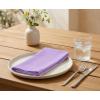 PurpleEssences Set of 6 Hemstitch Cloth Dinner Napkins 100% Cotton – Soft Durable Washable – Ideal for Wedding Spring Easter Summer – Perfect Everyday Use Table Linen 18×18 – Apple Green(Lavender)