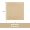 PurpleEssences Set of 6 Hemstitch Cloth Dinner Napkins 100% Cotton – Soft Durable Washable – Ideal for Wedding Spring Easter Summer – Perfect Everyday Use Table Linen 18×18 – Apple Green(Beige)