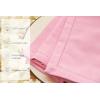 PurpleEssences Set of 6 Hemstitch Cloth Dinner Napkins 100% Cotton – Soft Durable Washable – Ideal for Wedding Spring Easter Summer – Perfect Everyday Use Table Linen 18×18 – Apple Green(Blush Pink)