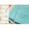 PurpleEssences Set of 6 Hemstitch Cloth Dinner Napkins 100% Cotton – Soft Durable Washable – Ideal for Wedding Spring Easter Summer – Perfect Everyday Use Table Linen 18×18 – Apple Green(Aqua Blue)