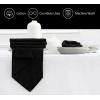 PurpleEssences Set of 6 Hemstitch Cloth Dinner Napkins 100% Cotton – Soft Durable Washable – Ideal for Wedding Spring Easter Summer – Perfect Everyday Use Table Linen 18×18 – Apple Green(Black)