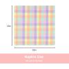 PurpleEssences Buffalo Plaid Cloth Napkins – Mitered Corners – Spring Easter Summer – Gingham Check Dinner Napkin – Set of 12-100% Cotton – 18×18 Inch – Reusable Washable – Blue and White(Easter)