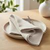 PurpleEssences Set of 12 Cloth Dinner Napkins 100% Cotton 18×18 Inch – Soft Durable Washable – Ideal for Farmhouse Party Spring Easter Summer – Perfect Everyday Use Table Linen – Lavender(Royal Linen)