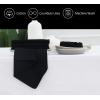 PurpleEssences Set of 12 Cloth Dinner Napkins 100% Cotton 18×18 Inch – Soft Durable Washable – Ideal for Farmhouse Party Spring Easter Summer – Perfect Everyday Use Table Linen – Lavender(Black)