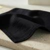 PurpleEssences Set of 12 Cloth Dinner Napkins 100% Cotton 18×18 Inch – Soft Durable Washable – Ideal for Farmhouse Party Spring Easter Summer – Perfect Everyday Use Table Linen – Lavender(Black)