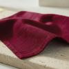 PurpleEssences Set of 12 Cloth Dinner Napkins 100% Cotton 18×18 Inch – Soft Durable Washable – Ideal for Farmhouse Party Spring Easter Summer – Perfect Everyday Use Table Linen – Lavender(Burgundy)
