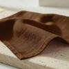 PurpleEssences Set of 12 Cloth Dinner Napkins 100% Cotton 18×18 Inch – Soft Durable Washable – Ideal for Farmhouse Party Spring Easter Summer – Perfect Everyday Use Table Linen – Lavender(Nut Brown)