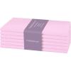 PurpleEssences Set of 12 Cloth Dinner Napkins 100% Cotton 18×18 Inch – Soft Durable Washable – Ideal for Farmhouse Party Spring Easter Summer – Perfect Everyday Use Table Linen – Lavender(Blush Pink)