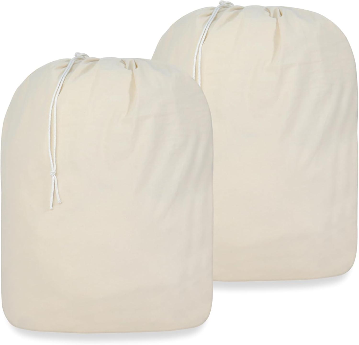 image:imagePurpleEssences Laundry Bag Durable Clothes Drawstring Bag Machine Washable Travel Laundry Organizer for Dorm College Hamper Set of 1 28 x 32 Inch Laundry Liner Bag Natural28 x 32 Laundry Liner Bag