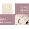 PurpleEssences Laundry Bag Durable Clothes Drawstring Bag Machine Washable Travel Laundry Organizer for Dorm, College, Hamper – Set of 1, 28 x 32 Inch, Laundry Liner Bag – Natural(15 x 28 Inch Laundry Bag)