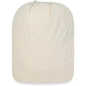 PurpleEssences Laundry Bag Durable Clothes Drawstring Bag Machine Washable Travel Laundry Organizer for Dorm, College, Hamper – Set of 1, 28 x 32 Inch, Laundry Liner Bag – Natural(28 x 32 Laundry Liner Bag)