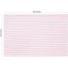 PurpleEssences Stripe Kitchen Towels – Set of 6, 18×28 Inch – 100% Cotton, Absorbent & Reusable Dish Towels with Hanging Loop French-Inspired Style – Spring Easter Summer – Pink(Pink)