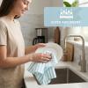 PurpleEssences Stripe Kitchen Towels – Set of 6, 18×28 Inch – 100% Cotton, Absorbent & Reusable Dish Towels with Hanging Loop French-Inspired Style – Spring Easter Summer – Pink(Blue)