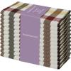 PurpleEssences Homestead Plaid Cloth Napkins – Mitered Corners – Spring Easter Summer – Check Dinner Napkin – Set of 12-100% Cotton – 18×18 Inch – Reusable Washable – Blue and White(Harvest)