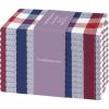 PurpleEssences Homestead Plaid Cloth Napkins – Mitered Corners – Spring Easter Summer – Check Dinner Napkin – Set of 12-100% Cotton – 18×18 Inch – Reusable Washable – Blue and White(4th of July Red White Blue)
