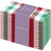 PurpleEssences Homestead Plaid Cloth Napkins – Mitered Corners – Spring Easter Summer – Check Dinner Napkin – Set of 12-100% Cotton – 18×18 Inch – Reusable Washable – Blue and White(Red Green White)