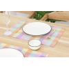 PurpleEssences Buffalo Plaid Placemats, Washable Spill Proof Double Layer Woven Checkered placemat for Dining Table and Kitchen – Spring Easter Summer – 13×19 Inch – Set of 4 – Blue and White(Multicolor)