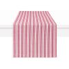 PurpleEssences French Striped Table Runner 90 inches Long Stripe Runner 14 x 90 Inch 100% Cotton – Durable Washable Fabric for Spring Easter Summer Table Decor – Blue and White(Homestead Stripe – Red with White Stripes)